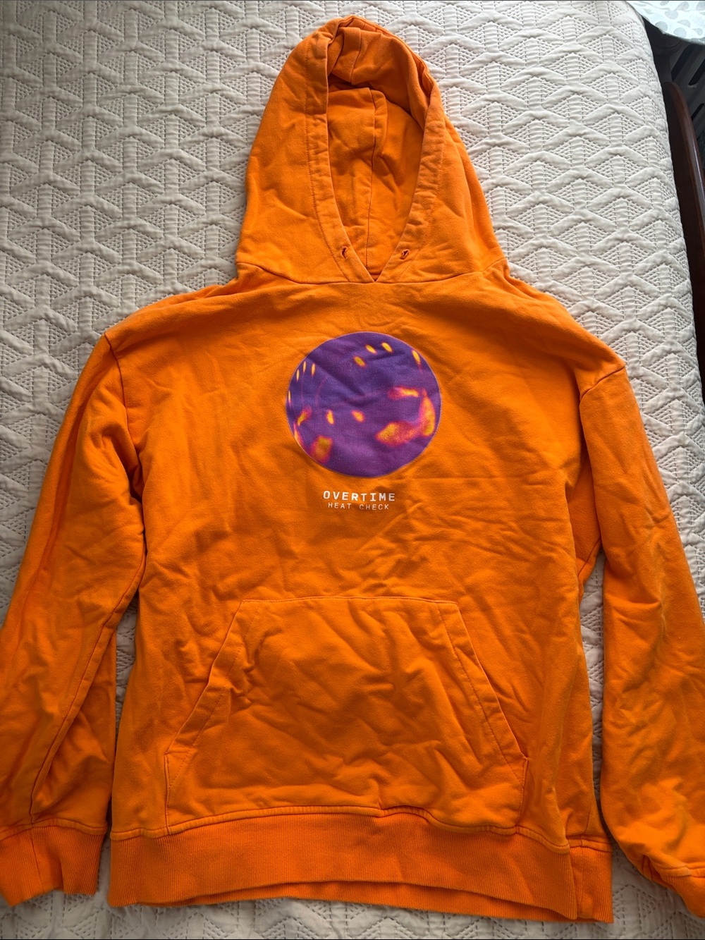 Overtime Heat Check Orange Graphic Hoodie